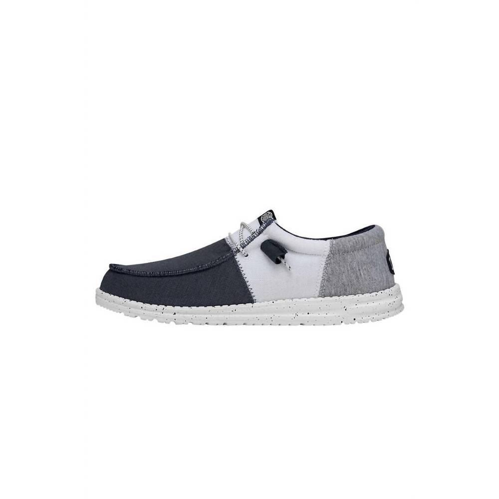 Hey Dude Men's Walley Sneakers in Gray and White NWT size 8